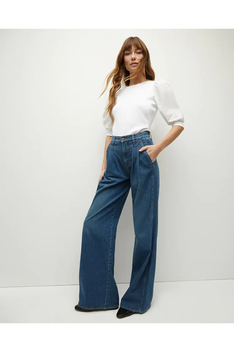Veronica Beard Crew Neck Coralee Top