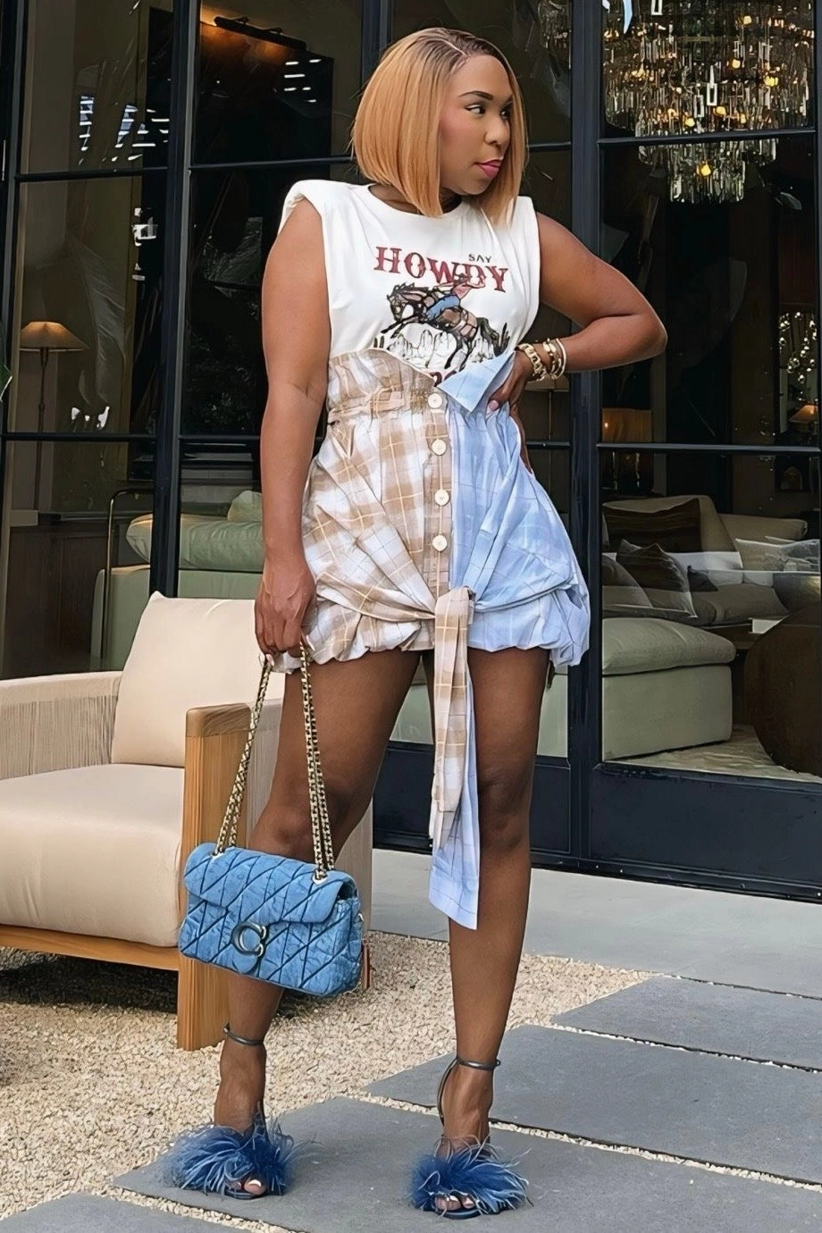 Light Fit Wear Flexibility Built-In Veronica Howdy Bubble Skirt