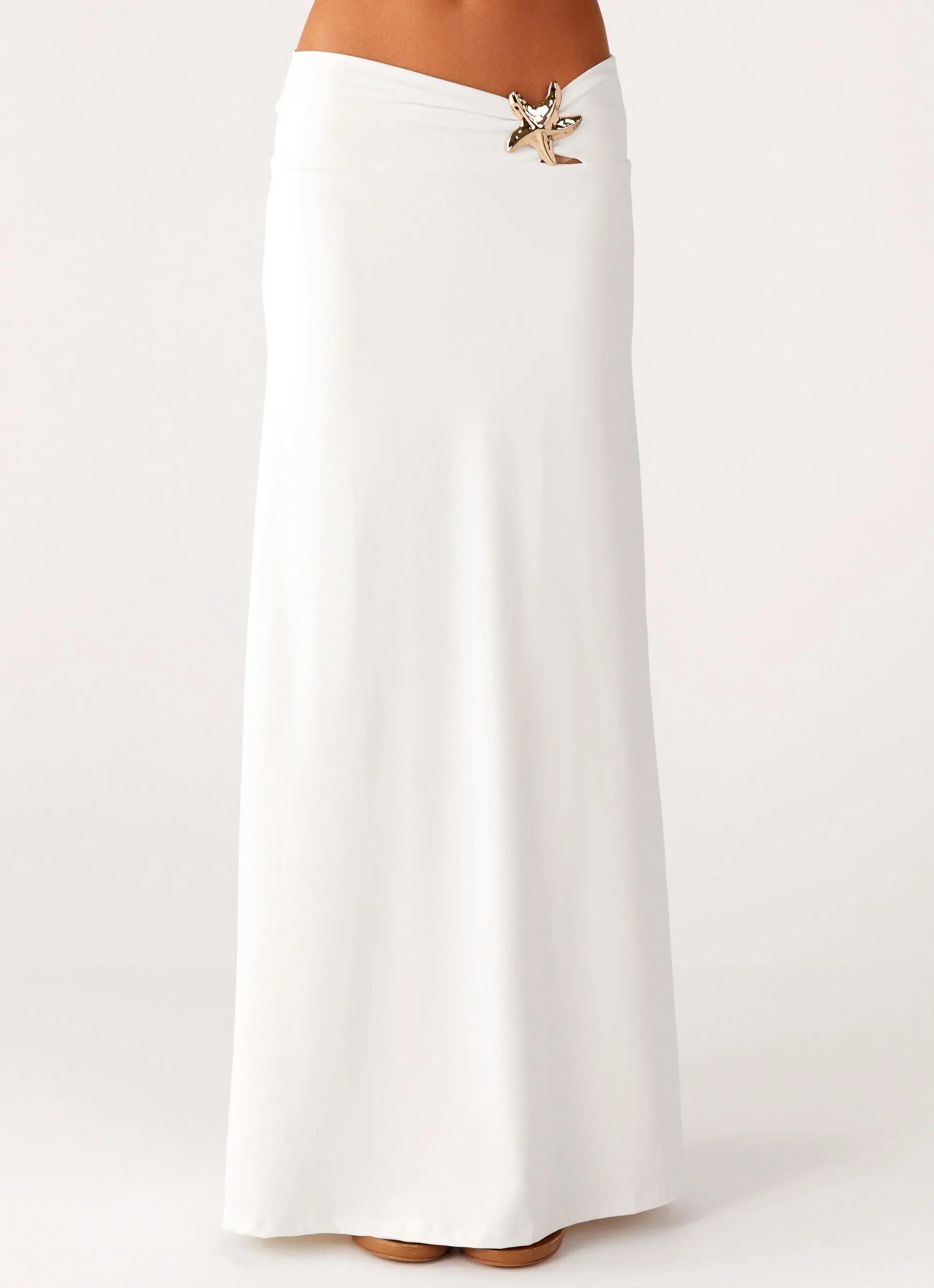 Tough Flex Shoreline Glow Maxi Skirt - Off White