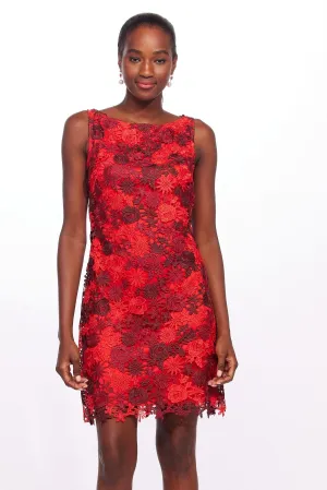 Versatile Wearable Twiggy Dress - Red Royale Relaxed Wear Fall Fashion Twiggy Dress - Red Royale