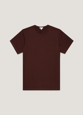 Versatile Cut Men's Riviera Midweight T-shirt in Bakelite Micro Perforated Fabric Men's Riviera Midweight T-shirt in Bakelite