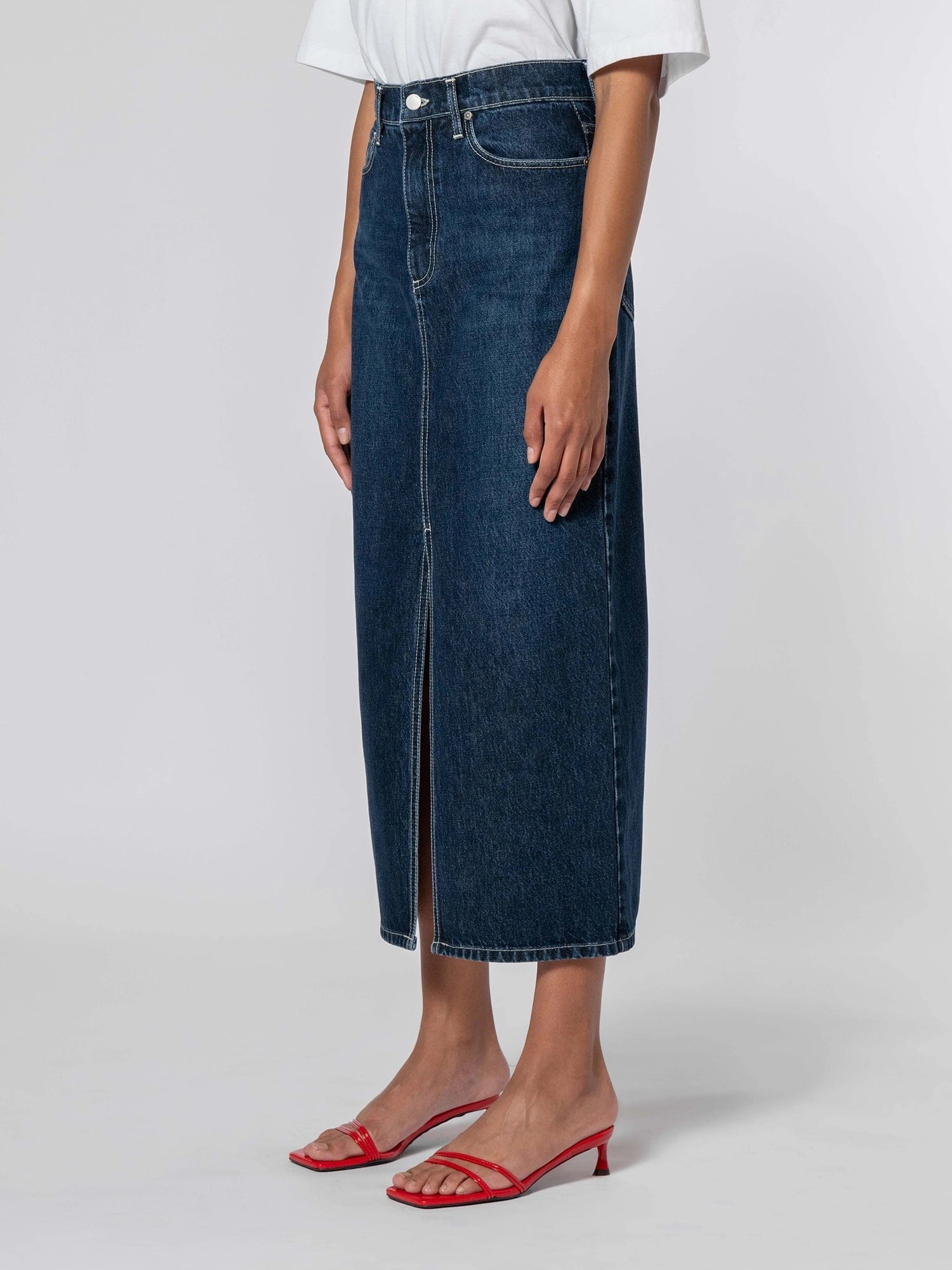 cargo style Avery Skirt Deep Blue