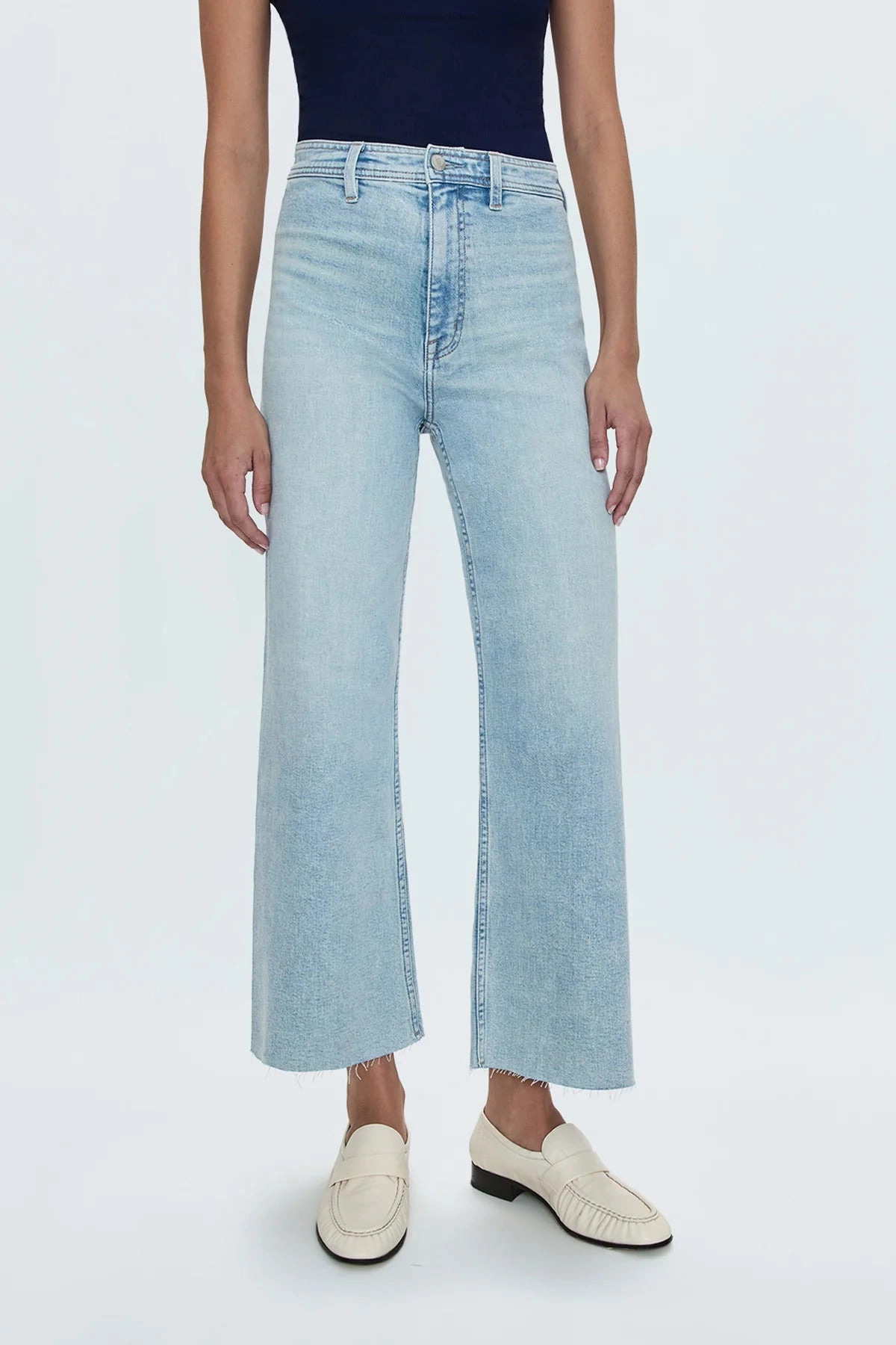 Pistola Penny Crop High Rise Wide Leg - Collective Laidback Style