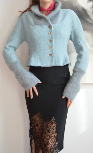 Vintage Chloé Wool Blend Fitted Jacket