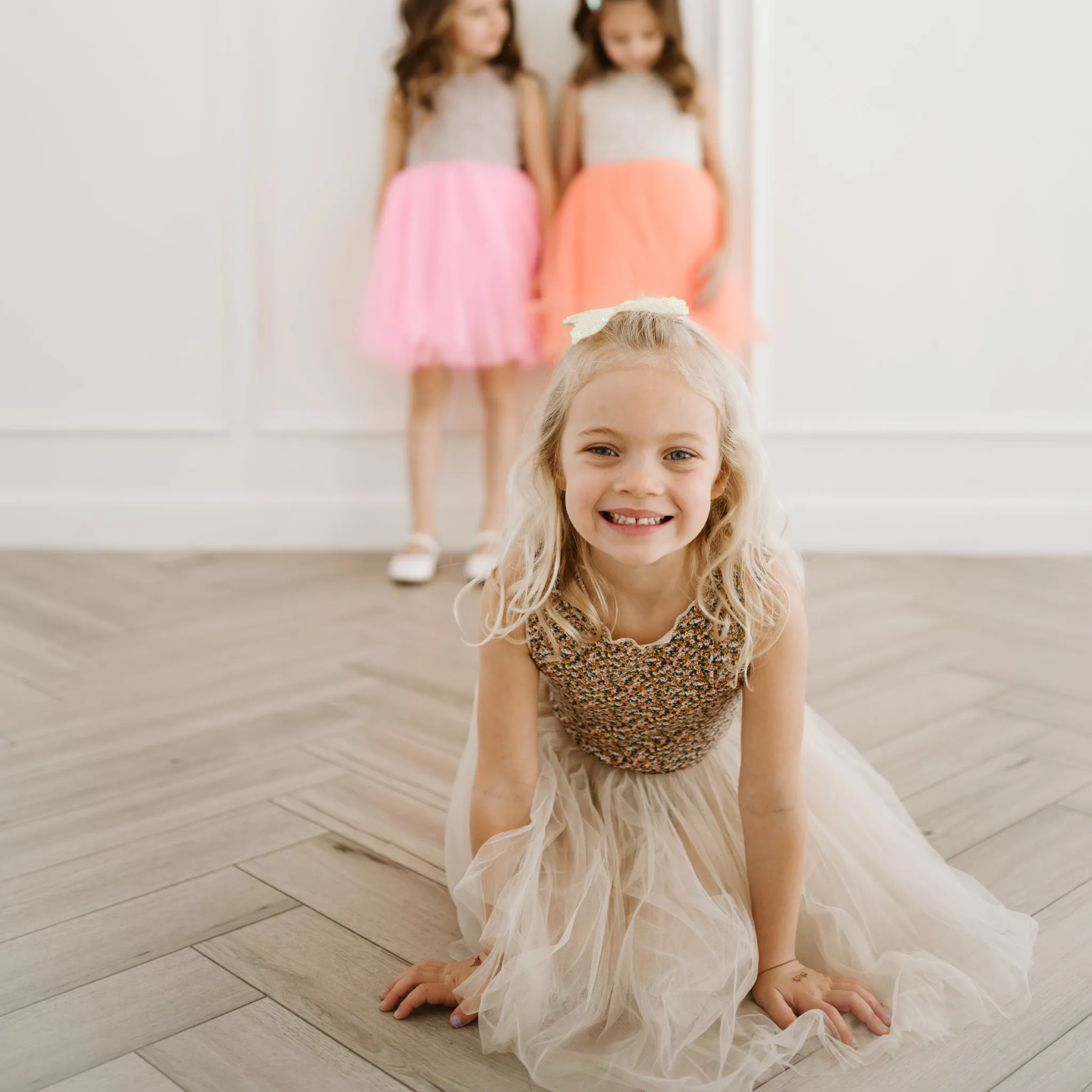 Vintage Flower 4 Tutu Dress