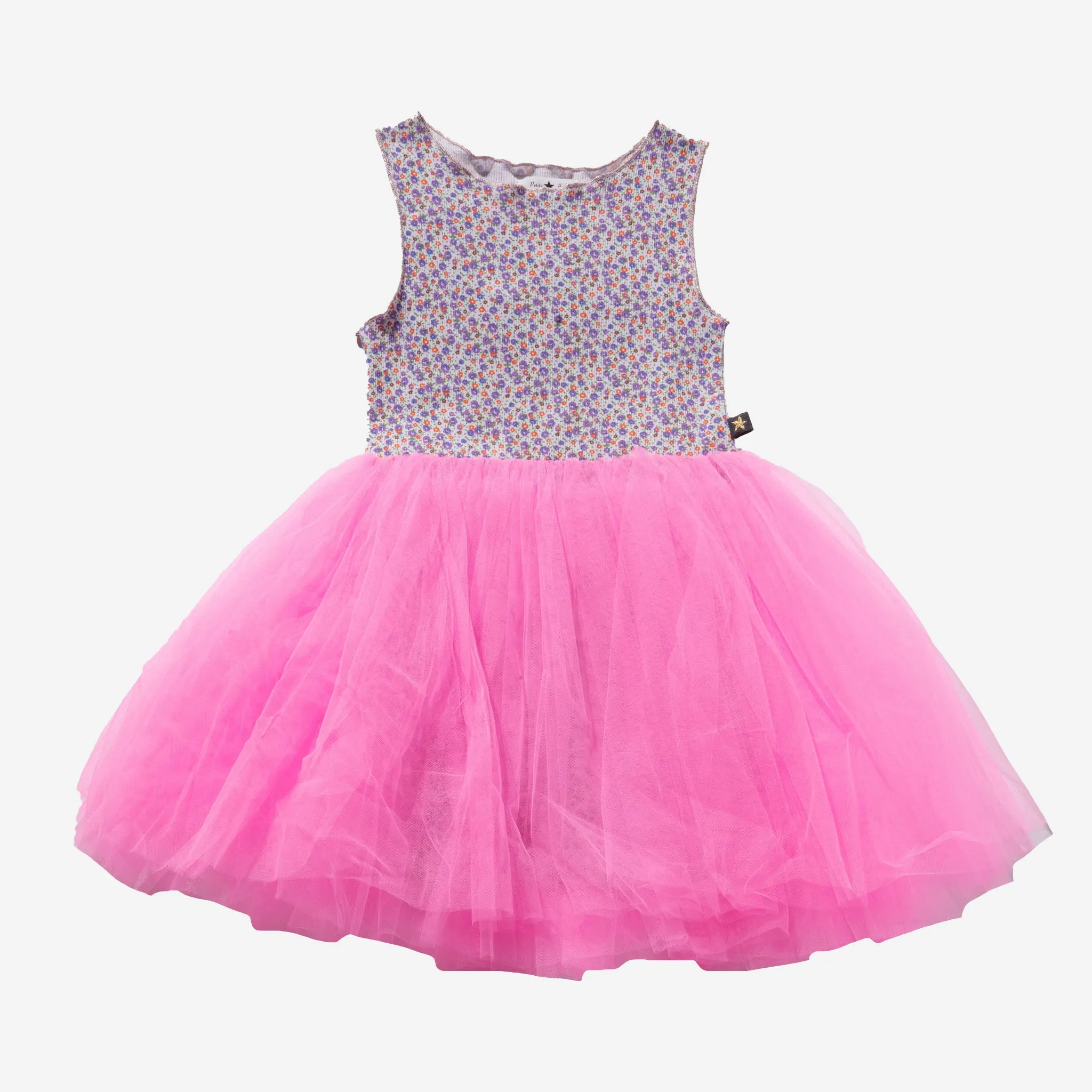 Vintage Flower 4 Tutu Dress