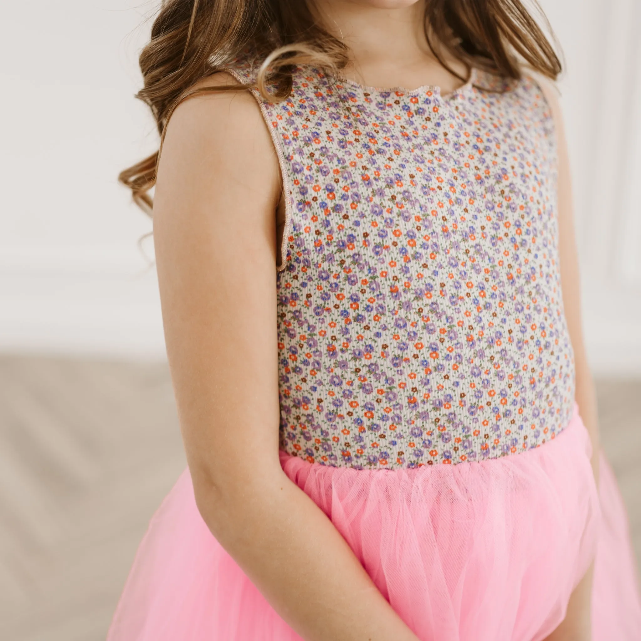 Vintage Flower 4 Tutu Dress