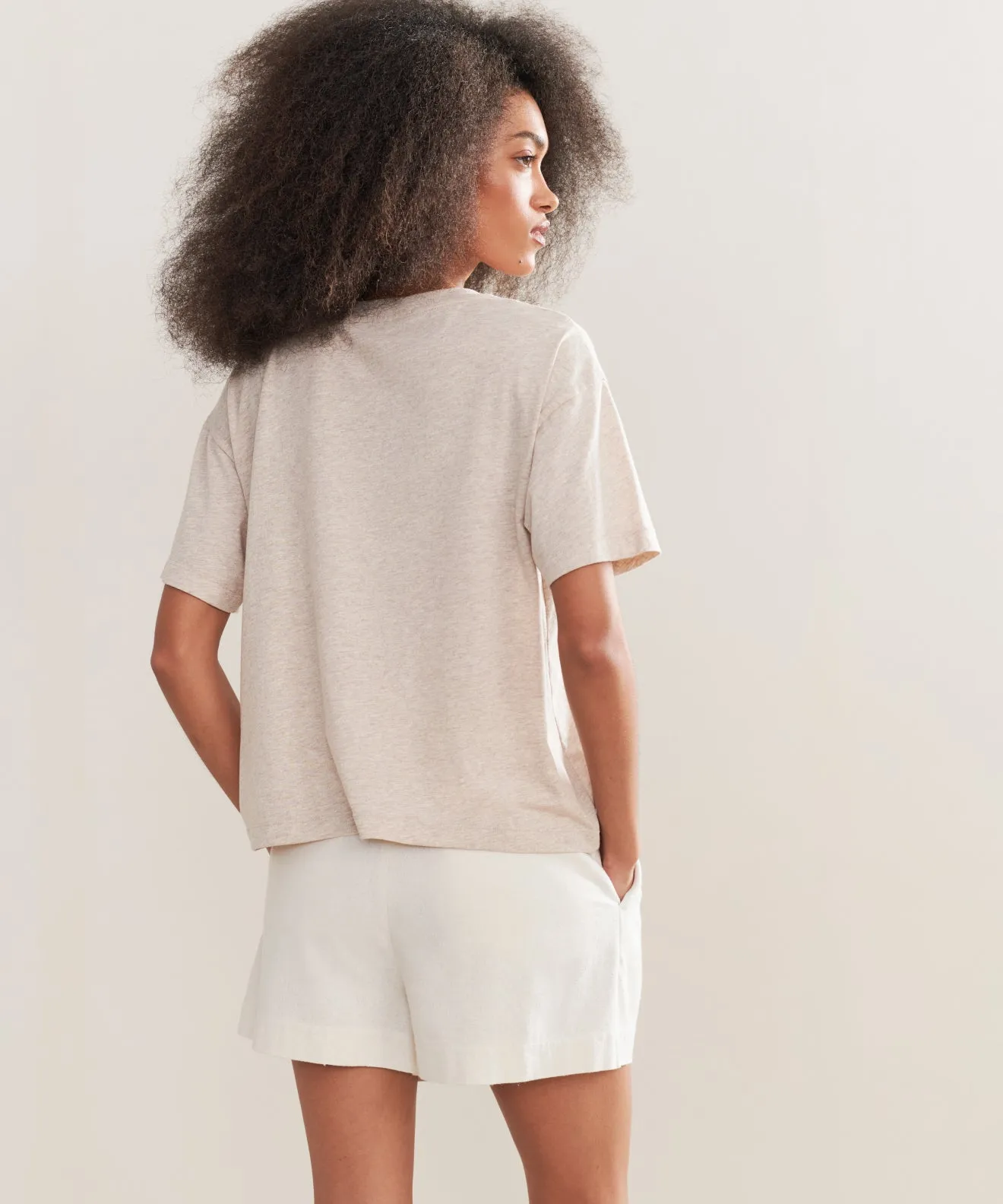 Vintage Pocket Tee Stylish Hoodie Circular Knit Technology