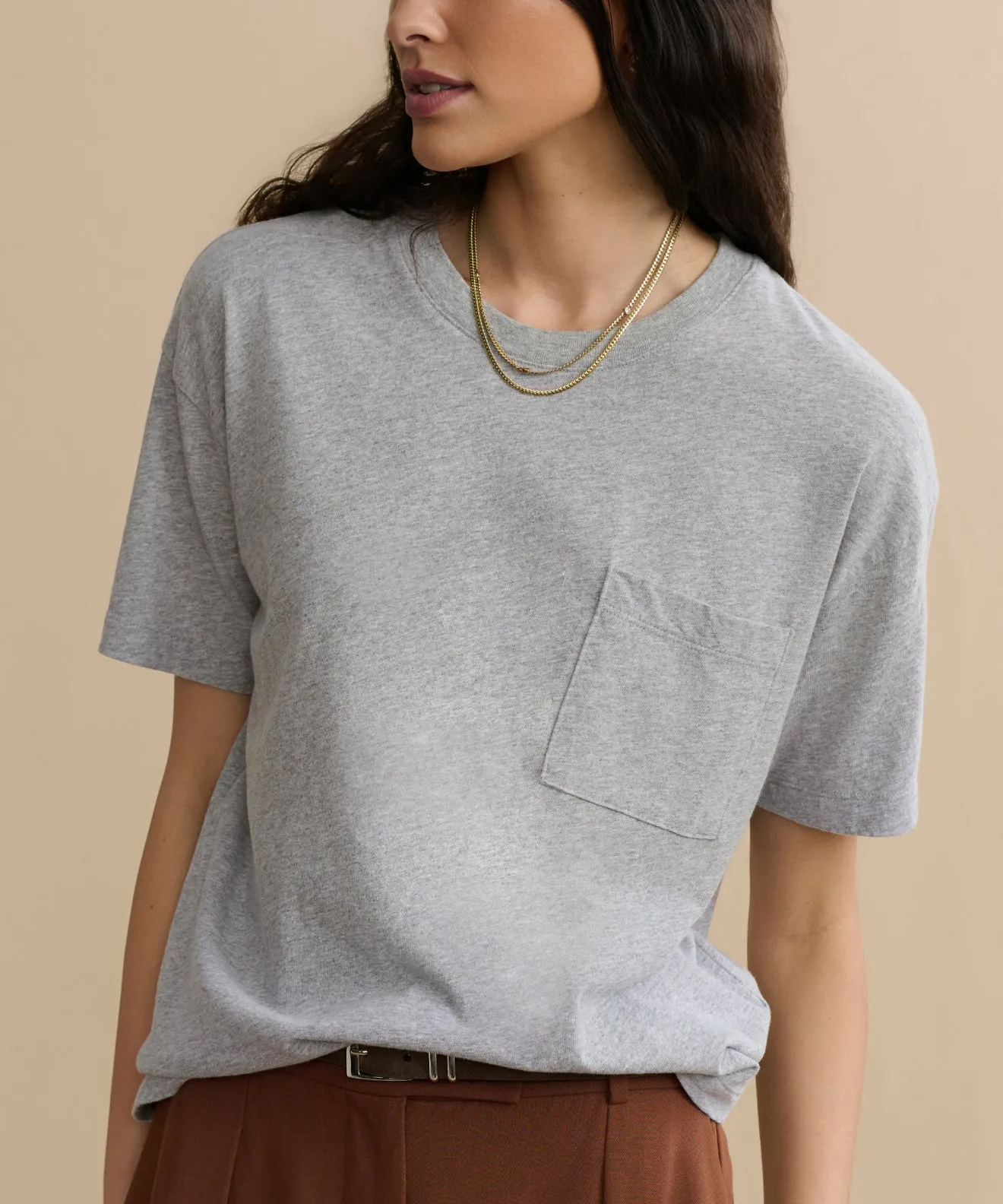 Activewear Top Vintage Pocket Tee