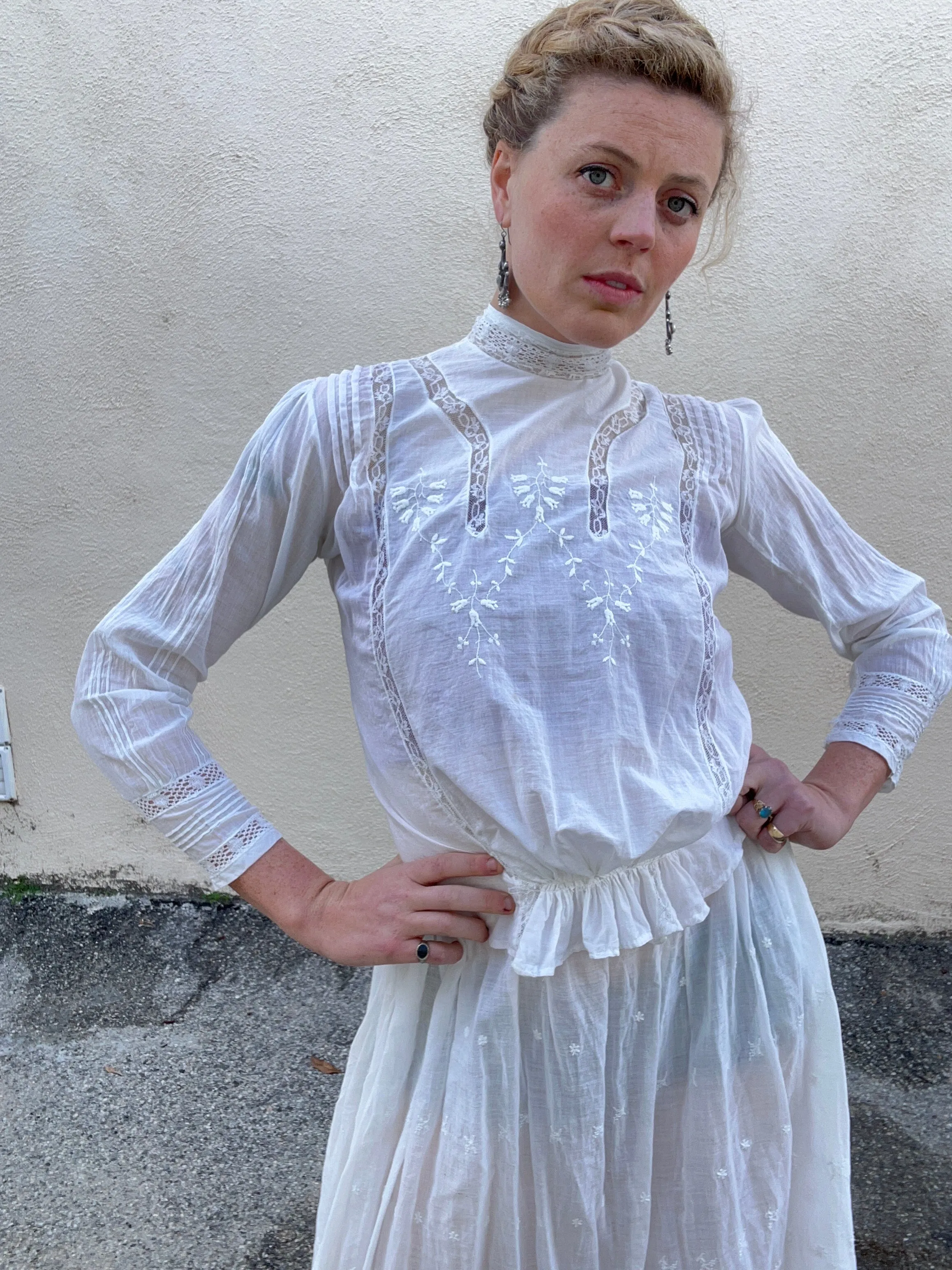Vintage Victorian Skirt Set