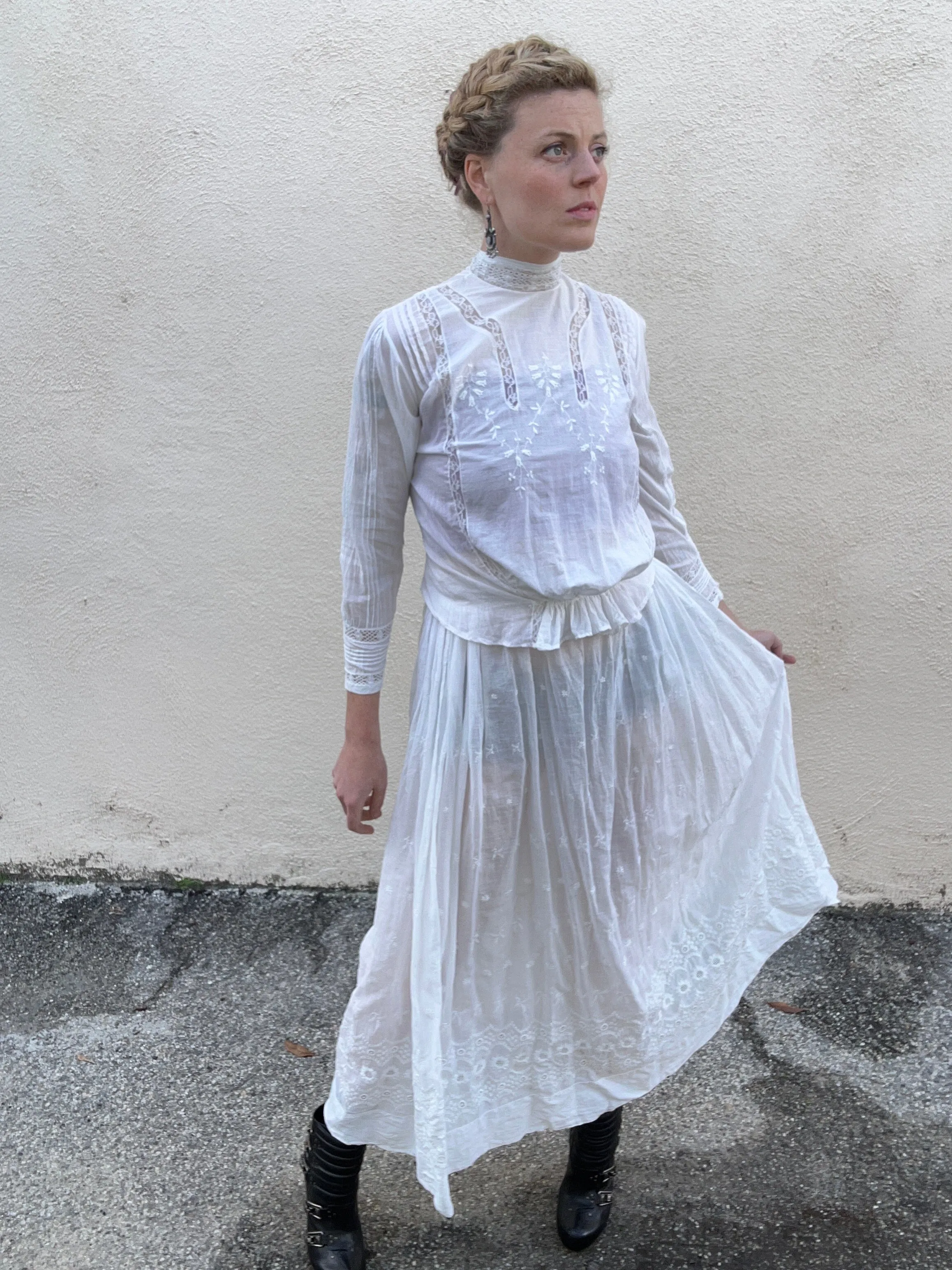 Vintage Victorian Skirt Set