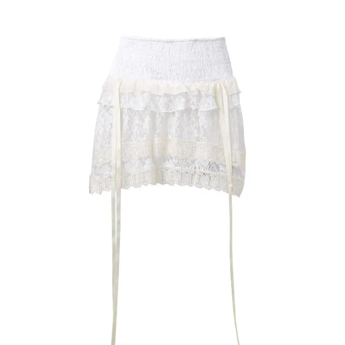 Viola Ruffle Mini Skirt