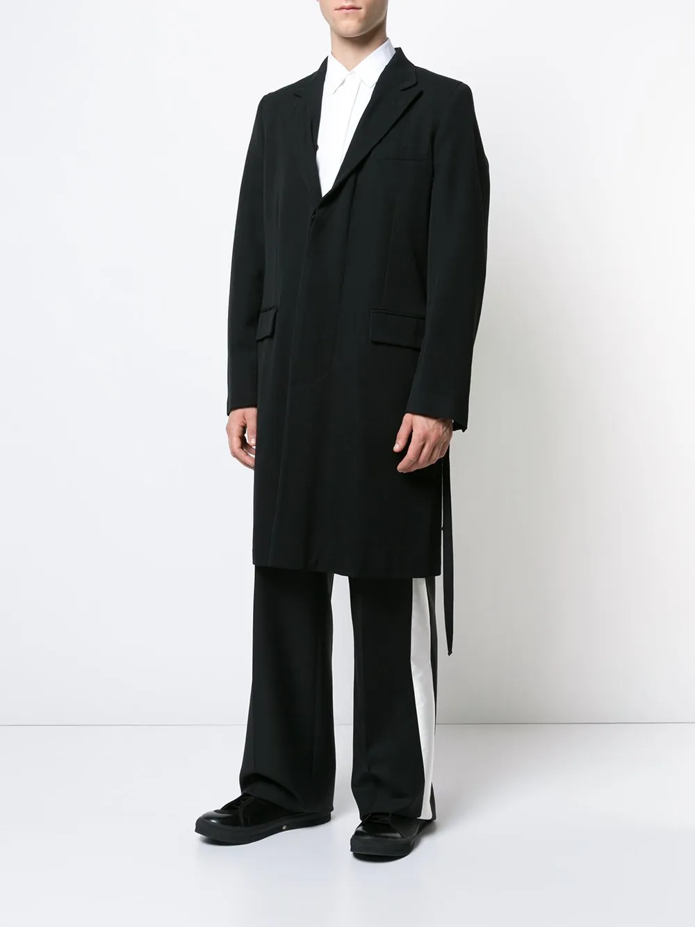 Virgin Wool Cotton Coat Laine