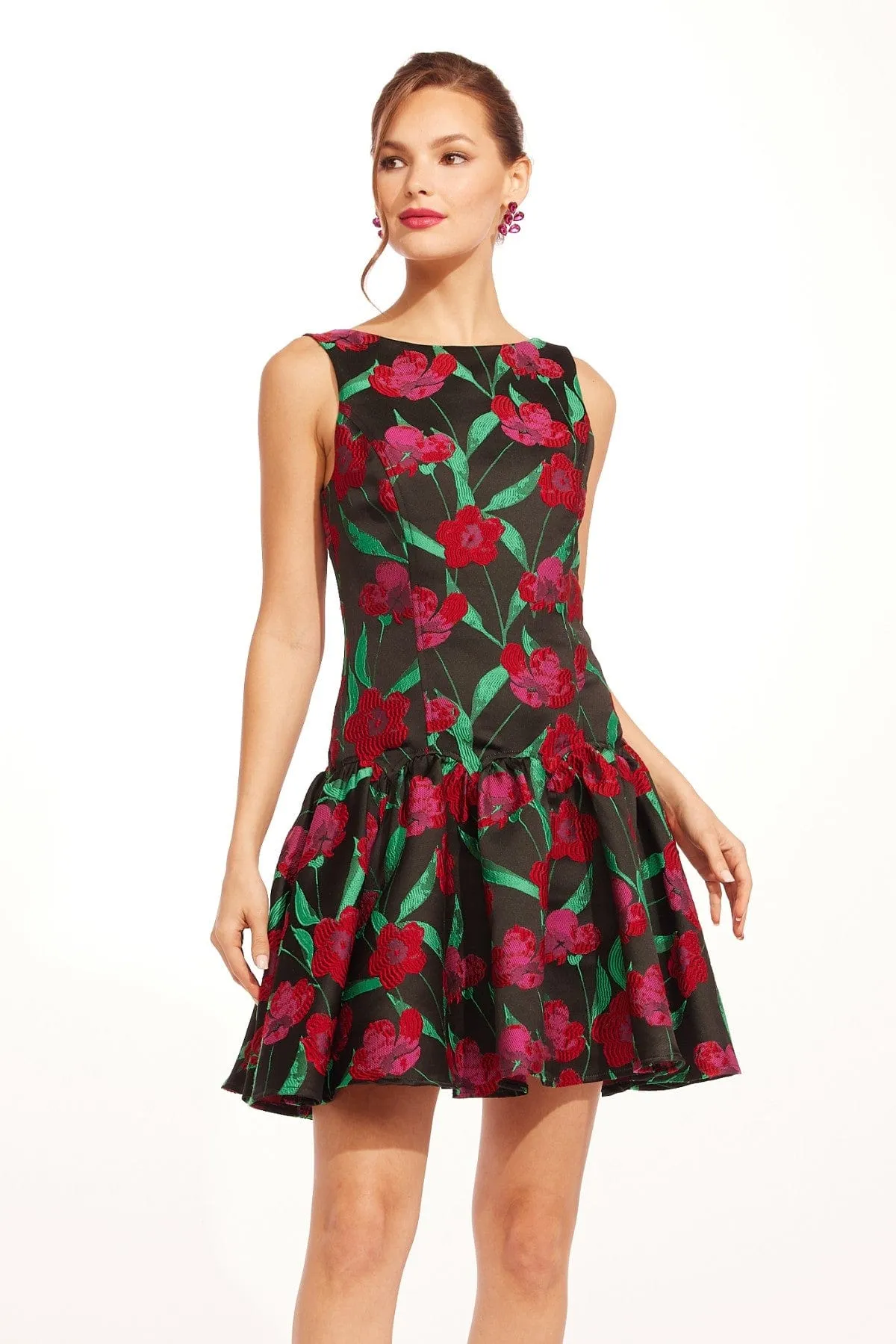 Silky Movement Roxy Mini Dress - Roses and Thorns