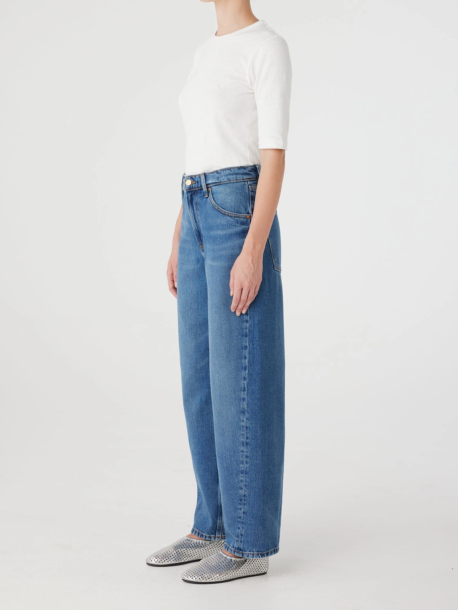 Walker Jean Mid Perfection Office Wear Trendy Home Comfort Soft Sustainable