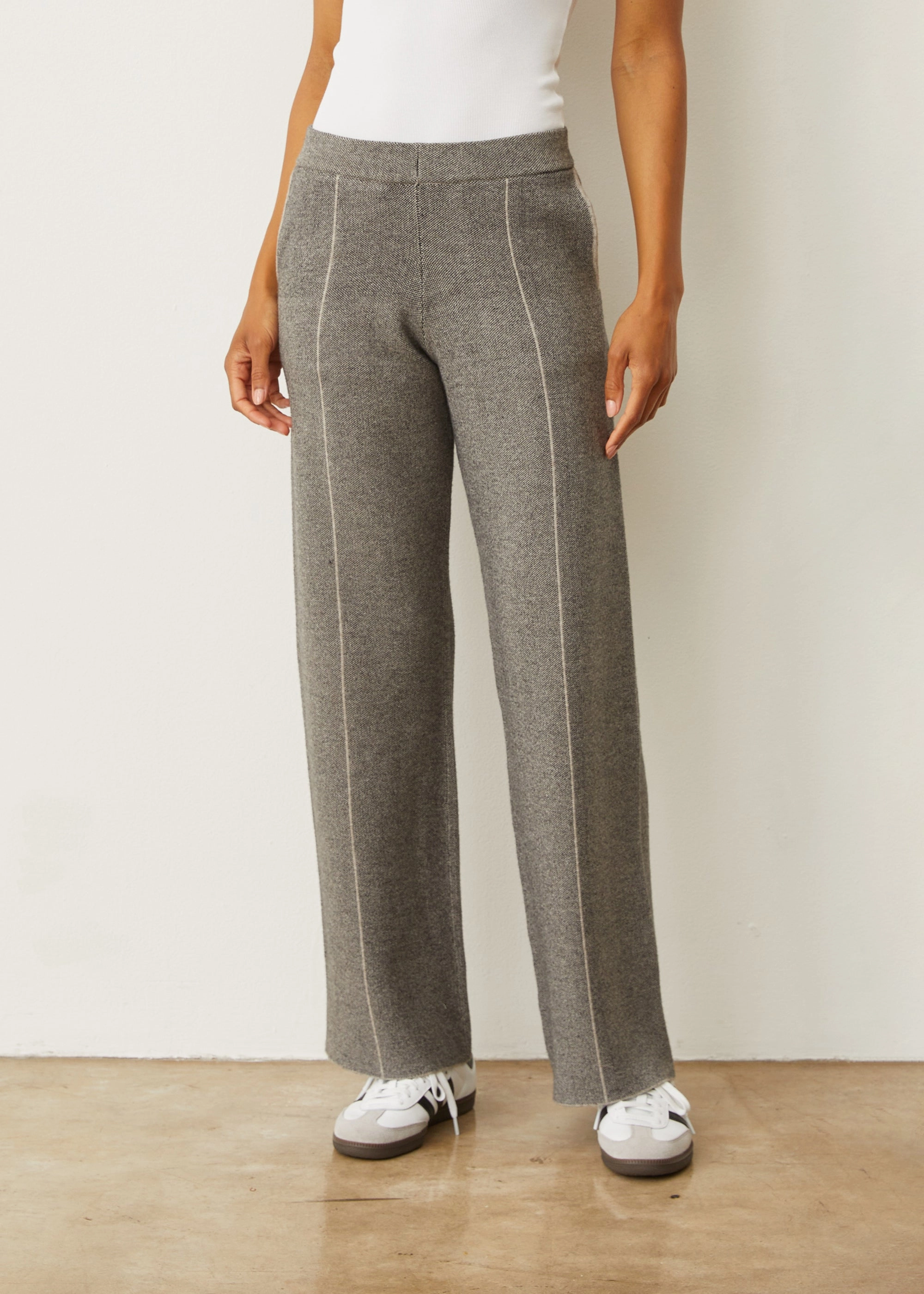 Simple Comfort Universal Fit System Soft Knit Two Tone Trouser