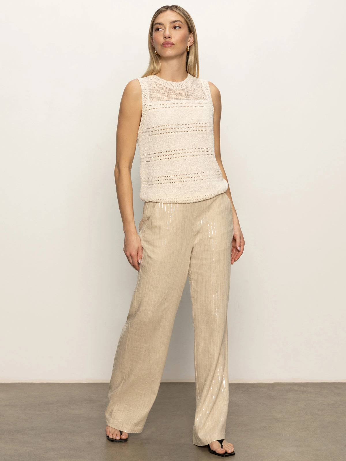 Waves Of Summer Shell Sweater Macrame UV Protection Fabric