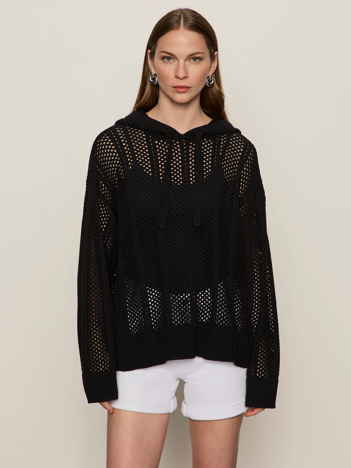 Windproof Technology Keep Beach Hoodie Black