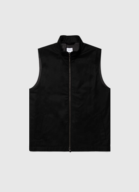 Weatherproof Tech Men's Insulated Wool Gilet in Black Urban Outerwear Men's Insulated Wool Gilet in Black