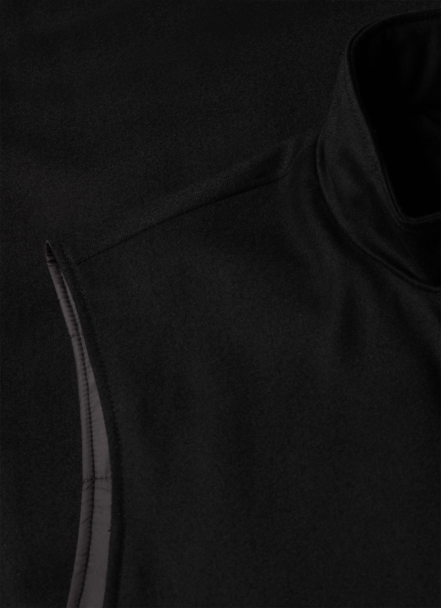 Layer Comfort Hiking Vibe Men's Insulated Wool Gilet in Black