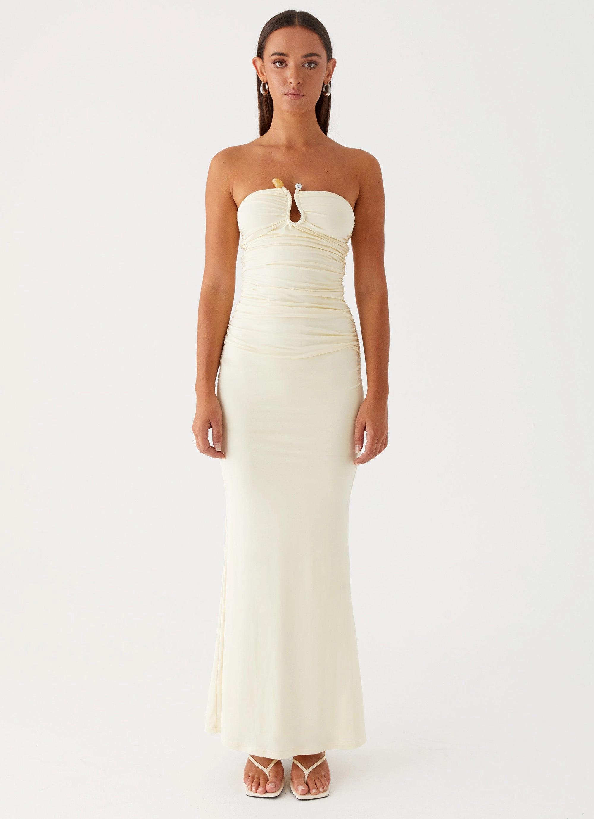 Romantic Hour Villa Light Rudy Maxi Dress - Yellow