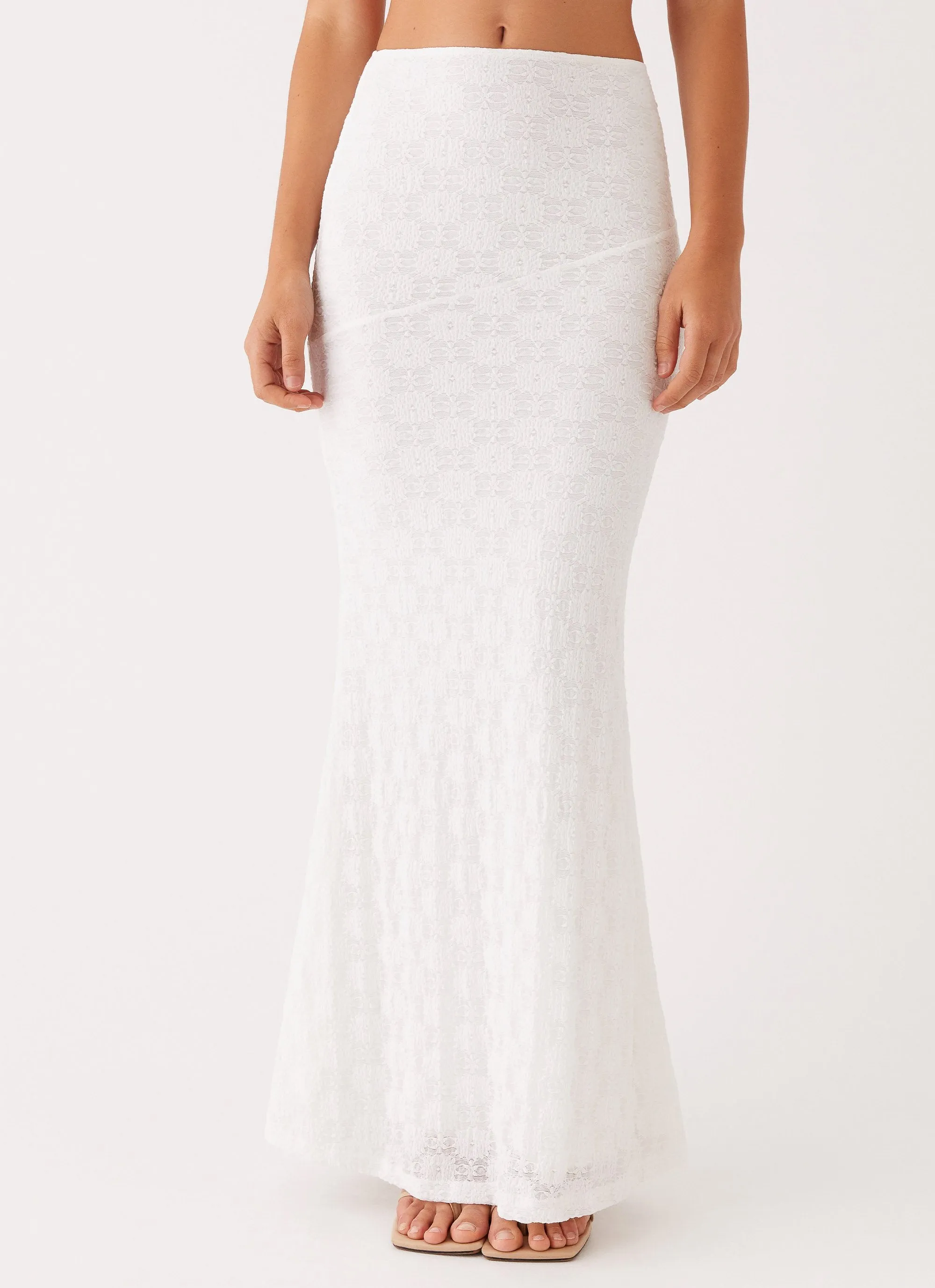 Sport Flex Comfort Base Issey Maxi Skirt - White