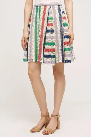 Weekend Pick Tuxedo Skirt - Arriba Print Mix Tuxedo Skirt - Arriba