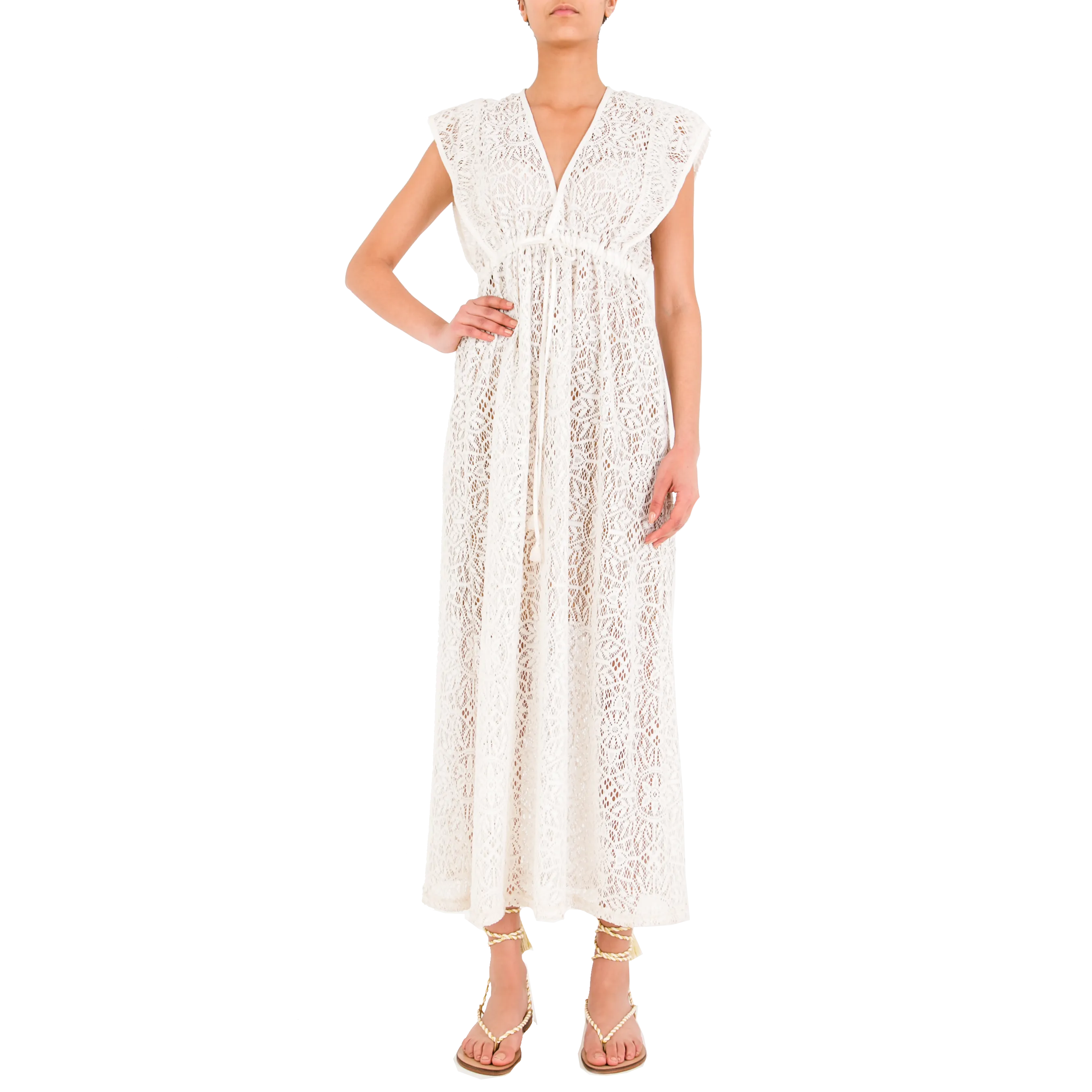 WENDY Off-White Lace dress