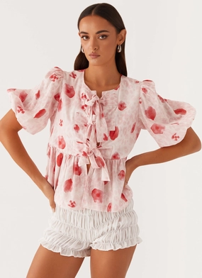 Western Wind Tie Top - Rose Leopard Moisture Management System Western Wind Tie Top - Rose Leopard Summer Style