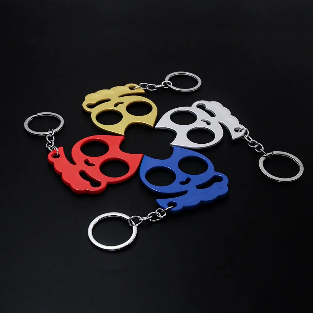 Wholesale Animal Ears Self Defense Knuckles Keychain