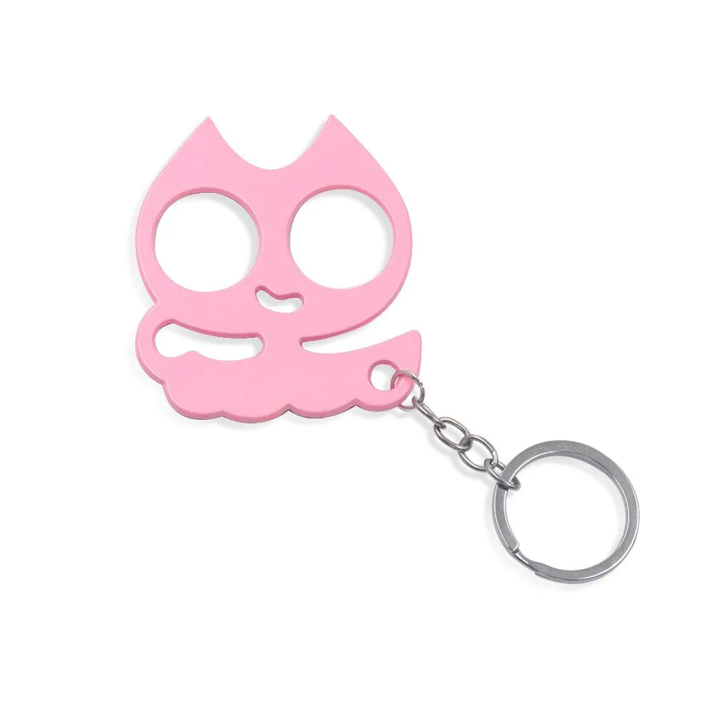 Wholesale Animal Ears Self Defense Knuckles Keychain