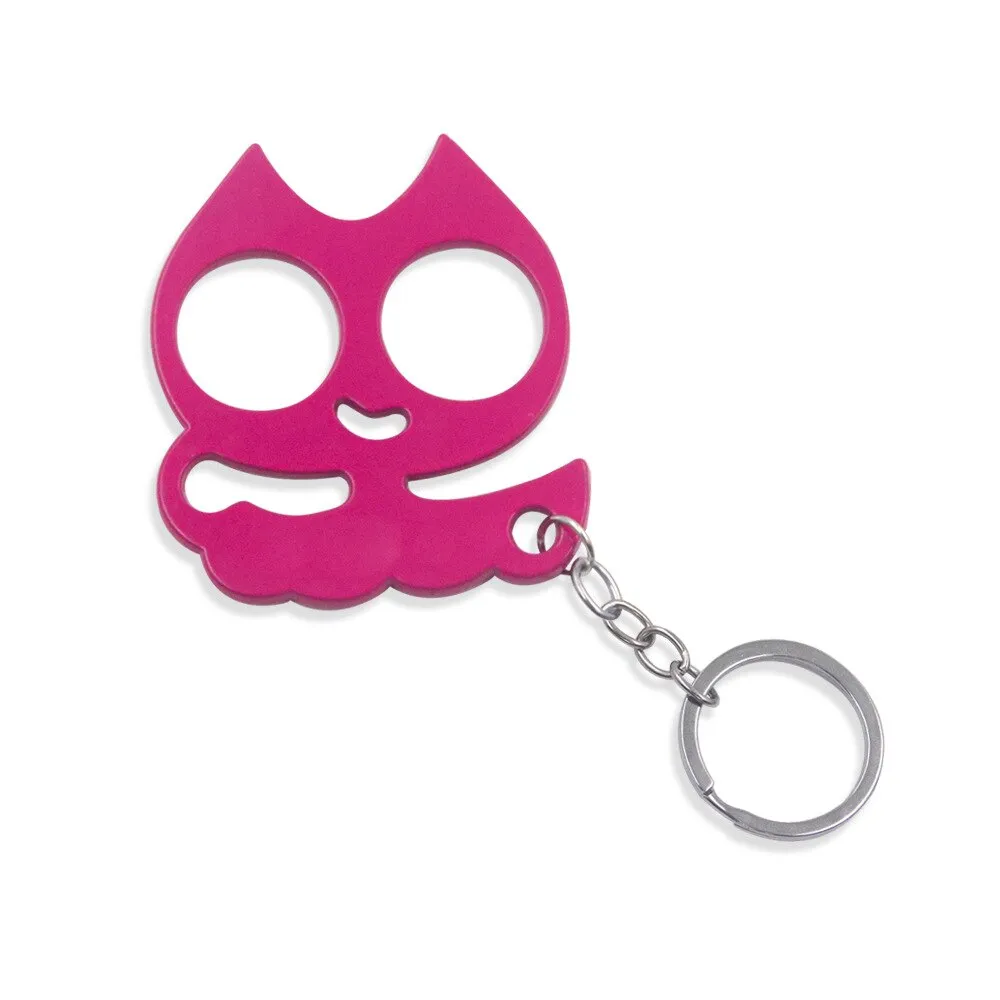 Wholesale Animal Ears Self Defense Knuckles Keychain