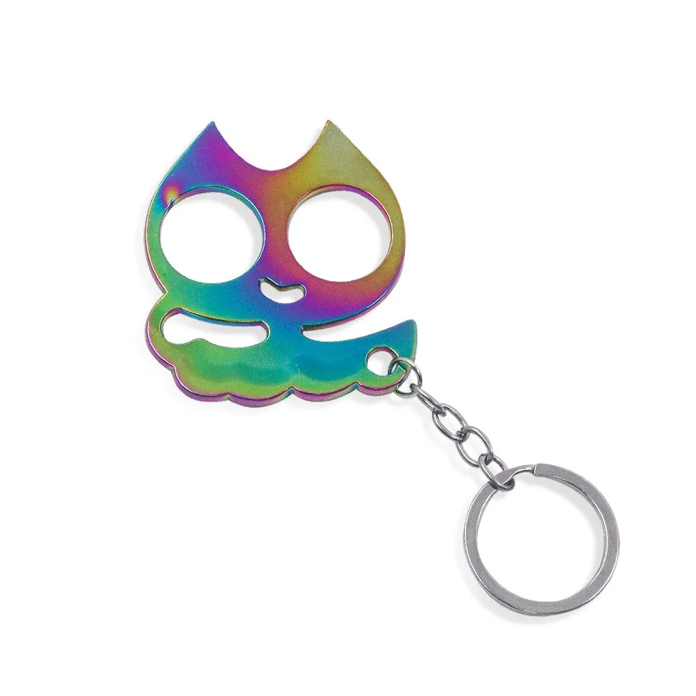 Wholesale Animal Ears Self Defense Knuckles Keychain