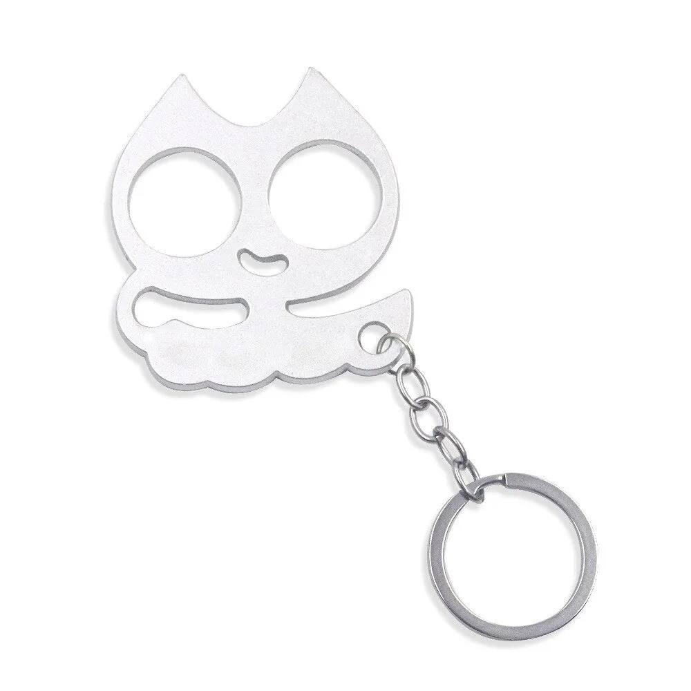 Wholesale Animal Ears Self Defense Knuckles Keychain
