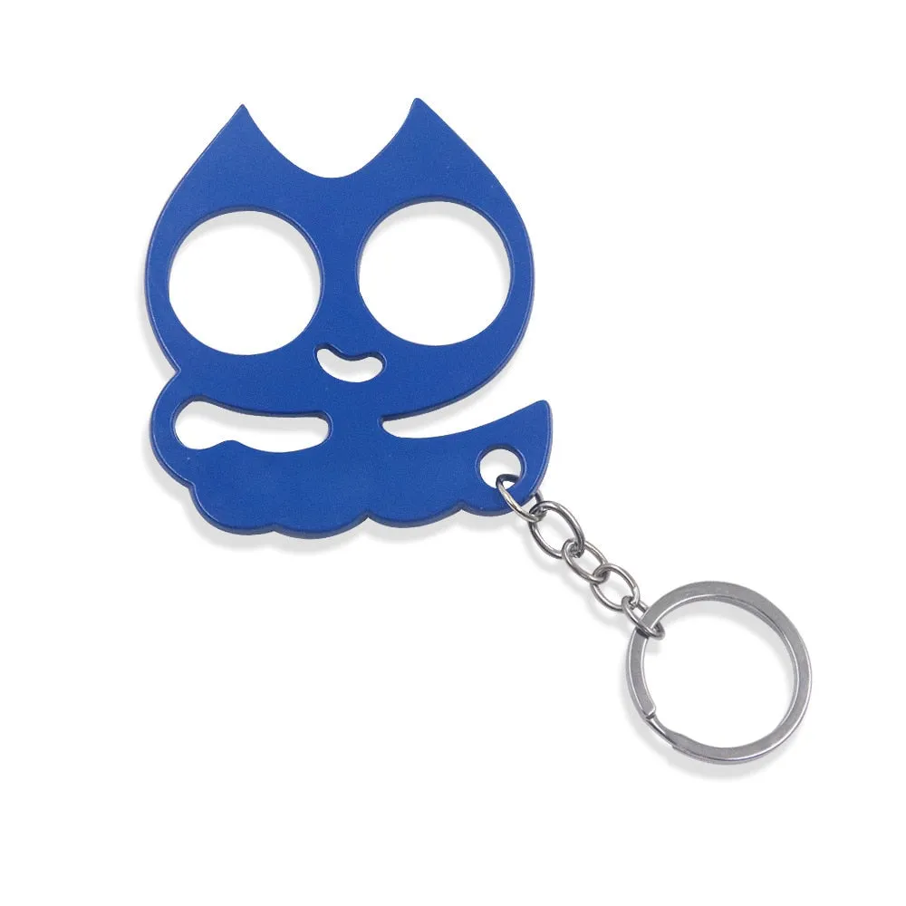 Wholesale Animal Ears Self Defense Knuckles Keychain