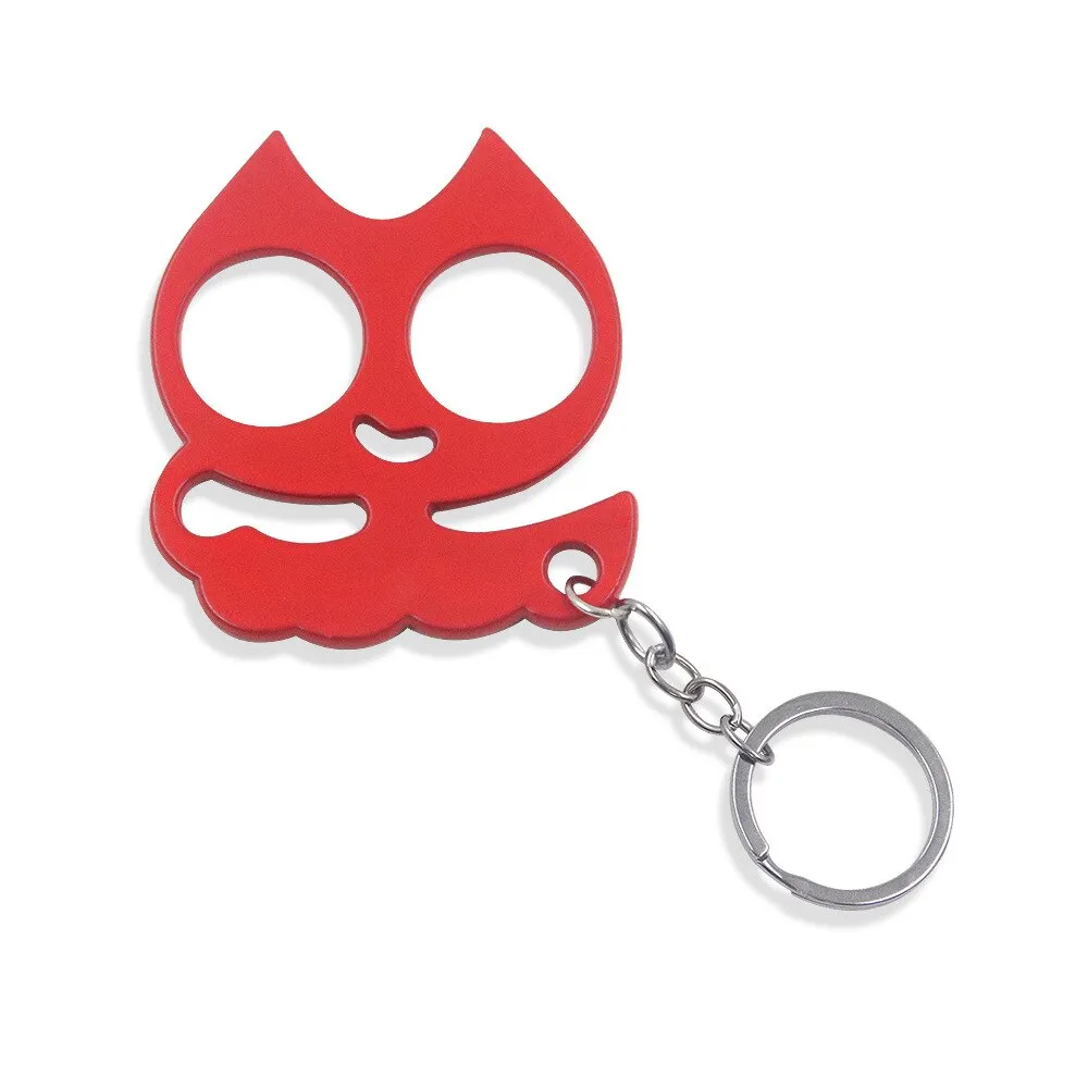 Wholesale Animal Ears Self Defense Knuckles Keychain