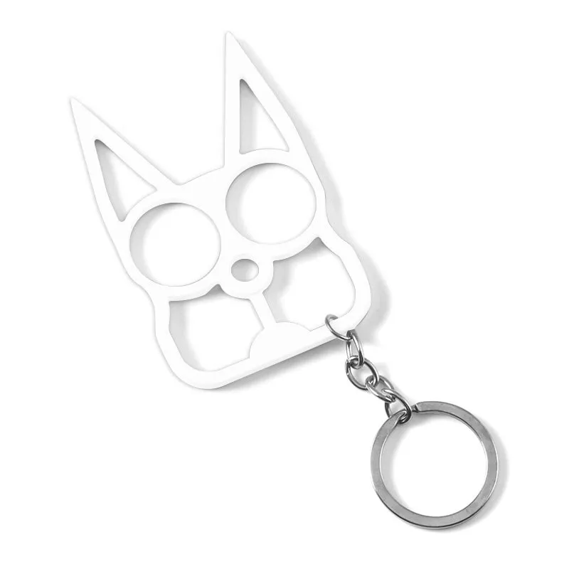 Wholesale Cat Ears Self Defense Knuckles Keychain