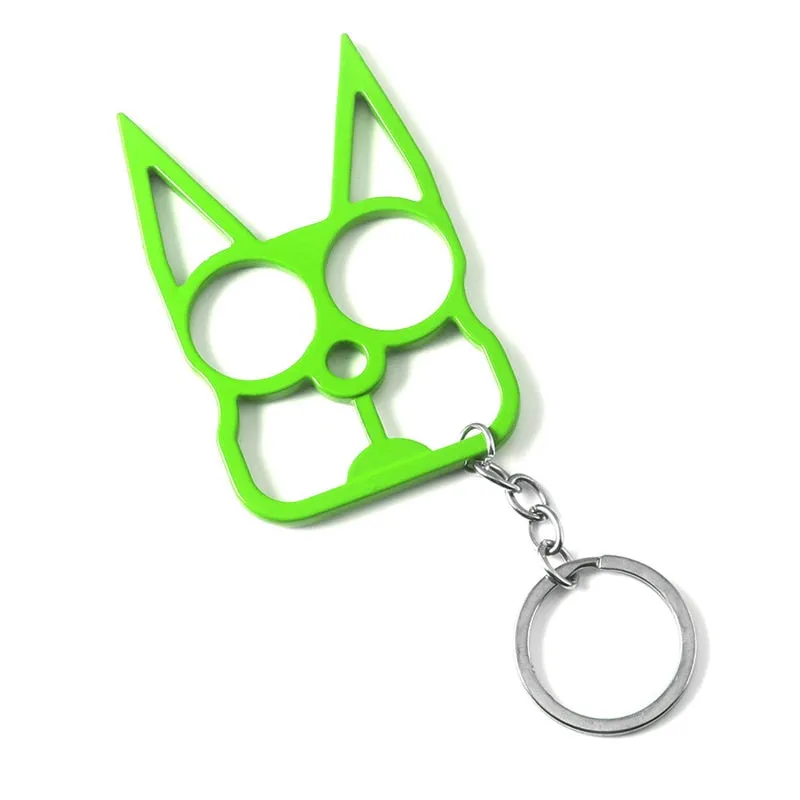 Wholesale Cat Ears Self Defense Knuckles Keychain