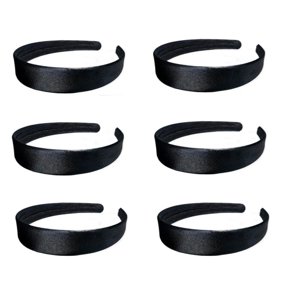 Wide Satin Headbands