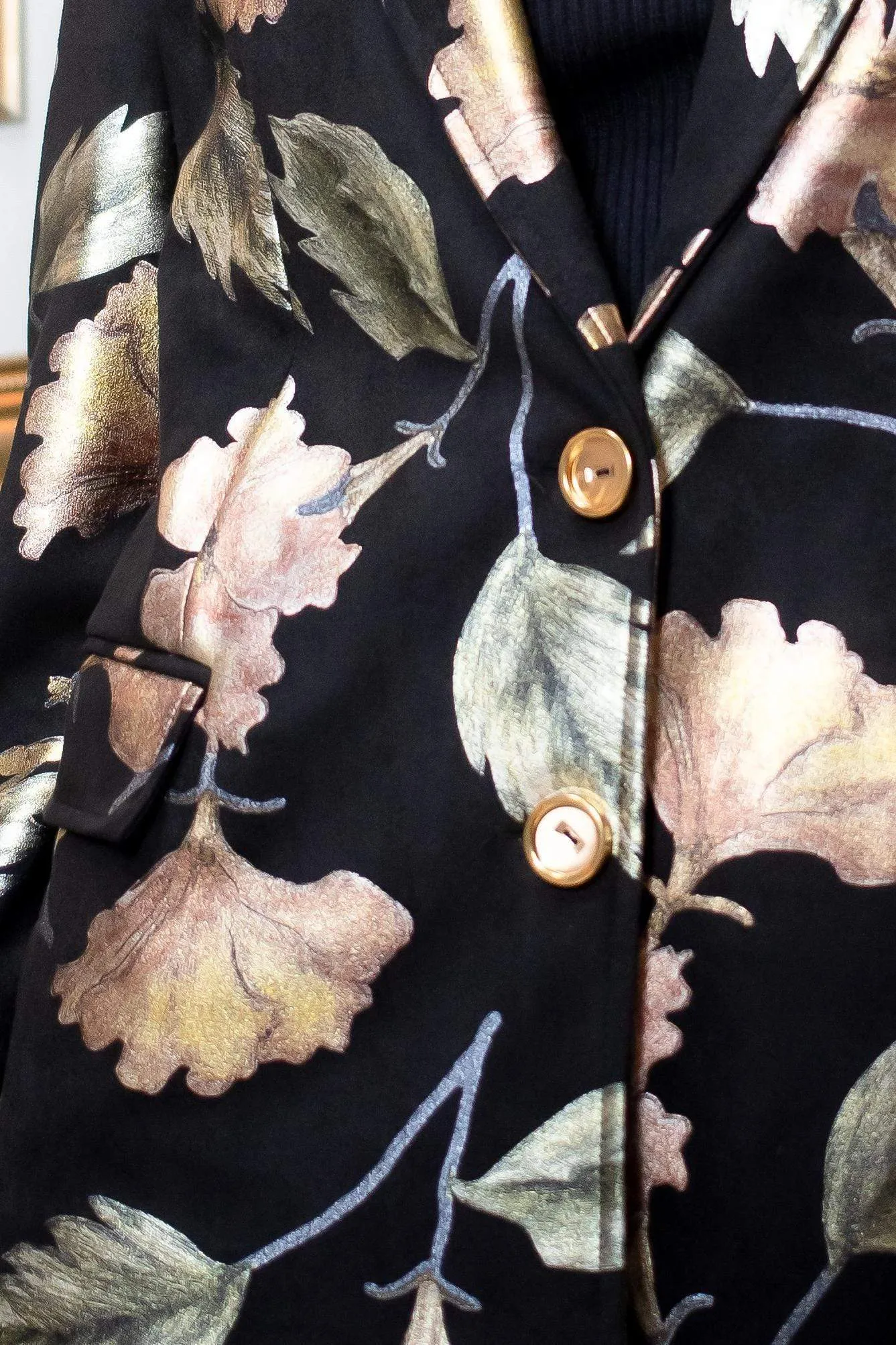 Zippered Vents Alexey Jacket - Carmen's Rose