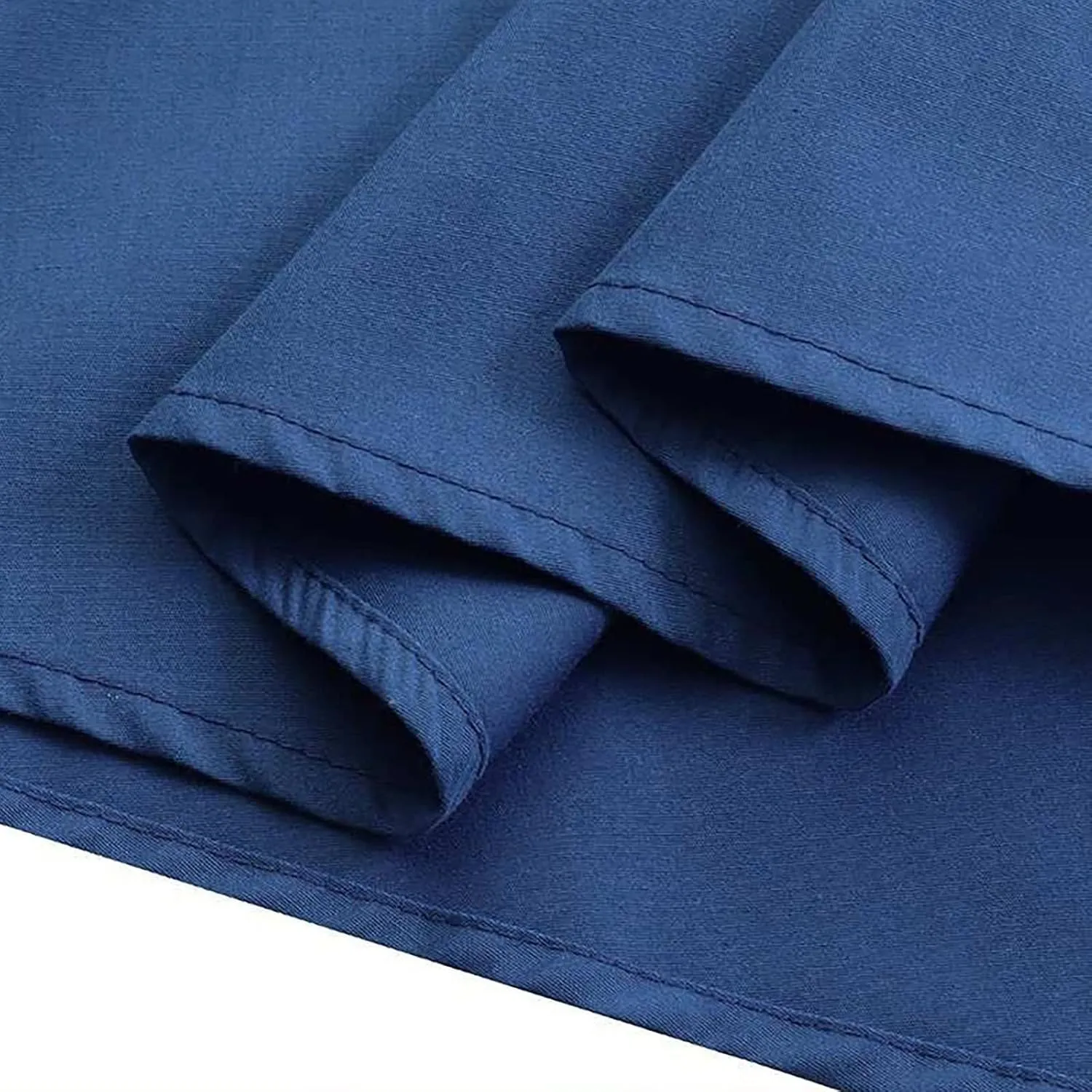 Women Casual Midi Skirt Vintage Button Front Elastic High Waist Pleated A-Line Skirts with Pockets Work Formal