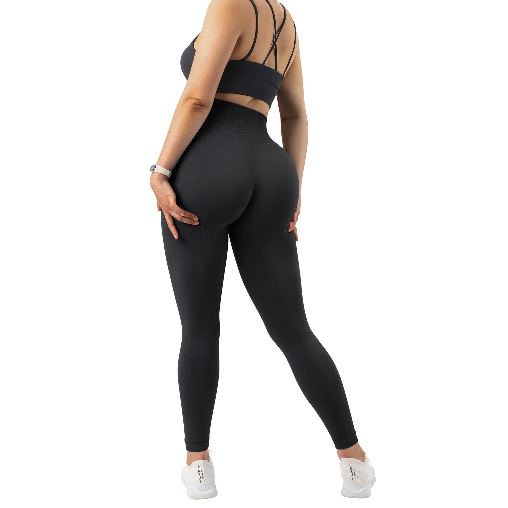 Women High Waisted Seamless Butt Lifting Leggings Workout Yoga Pants