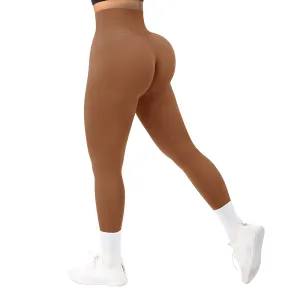 Women High Waisted Seamless Butt Lifting Leggings Workout Yoga Pants