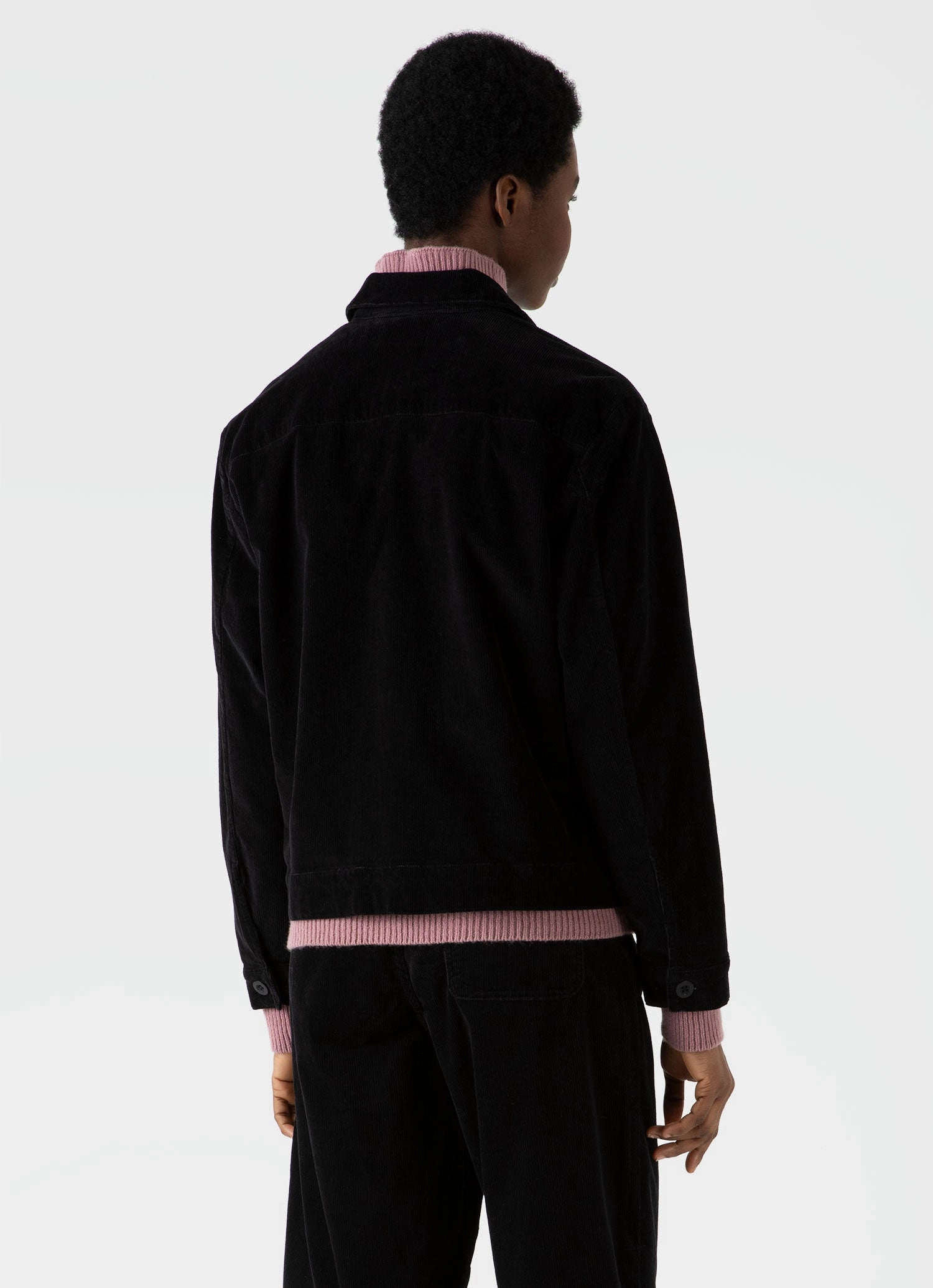 Rain Shield Women's Corduroy Boxy Jacket in Black
