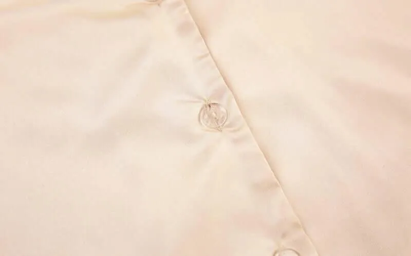 Women's 3 Piece Satin Pajama Set Sexy Shorts   Shirt Set With Bralette