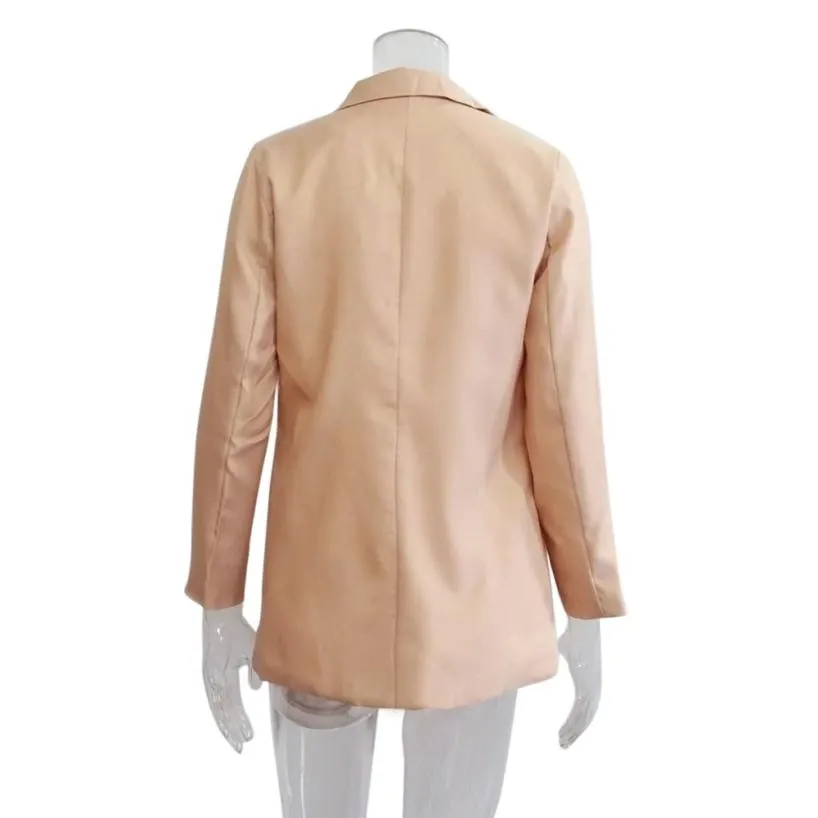 Women's Casual Cotton Long-Sleeved Blazer