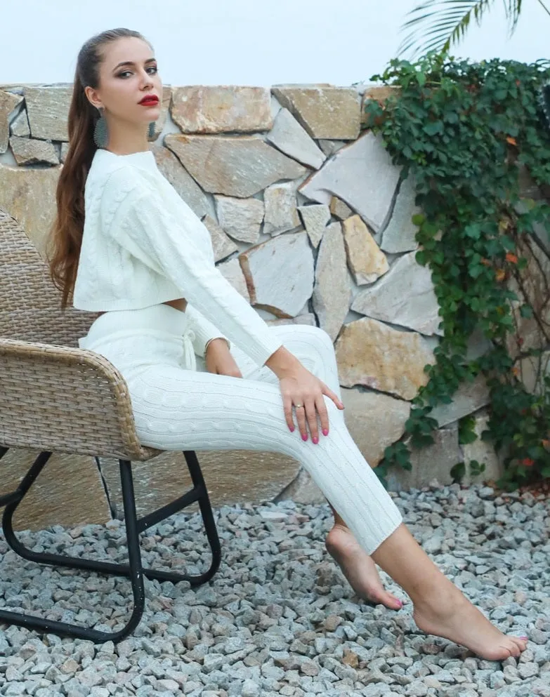 Women's Casual Knitted Two-Piece Jumpsuit