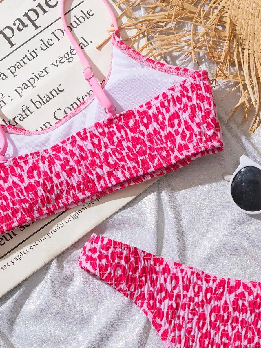 Women's Leopard Print Bikini Set - Designer Beach Swimwear | GFIT