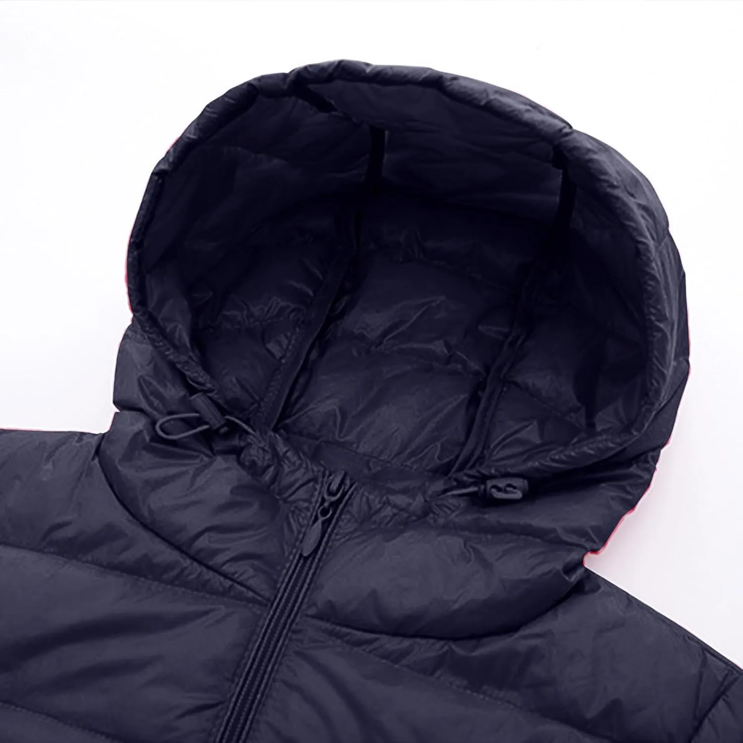 Womens Lightweight Long Puffer Jacket Winter Warm Packable Down Coat Oversized Zip Up Long Sleeve Outerwear With Hood