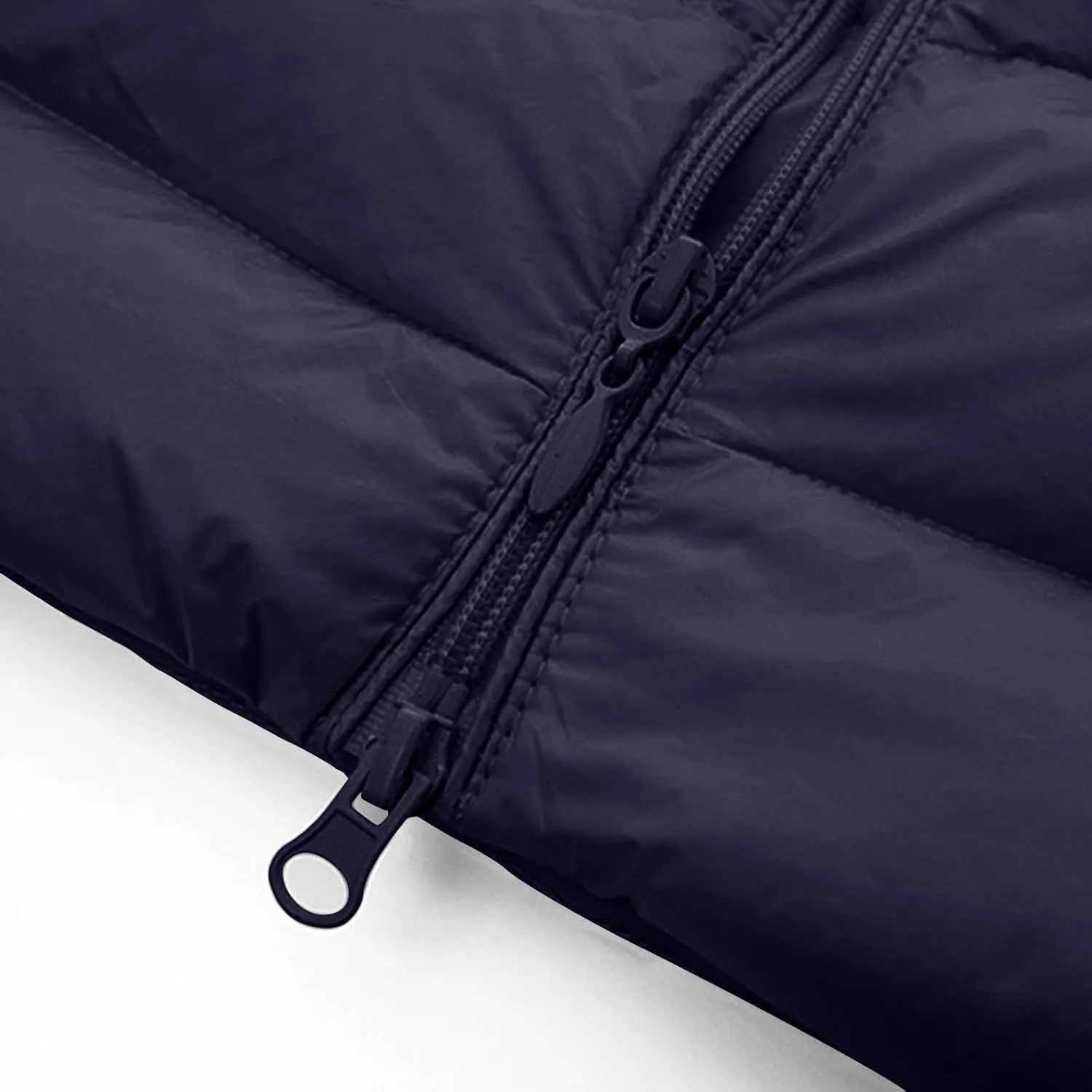 Womens Lightweight Long Puffer Jacket Winter Warm Packable Down Coat Oversized Zip Up Long Sleeve Outerwear With Hood